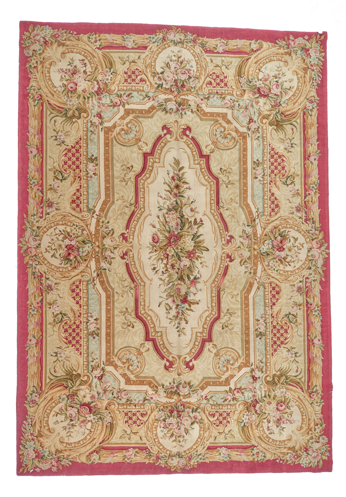 8057 Hand Knotted Savonnerie Carpet