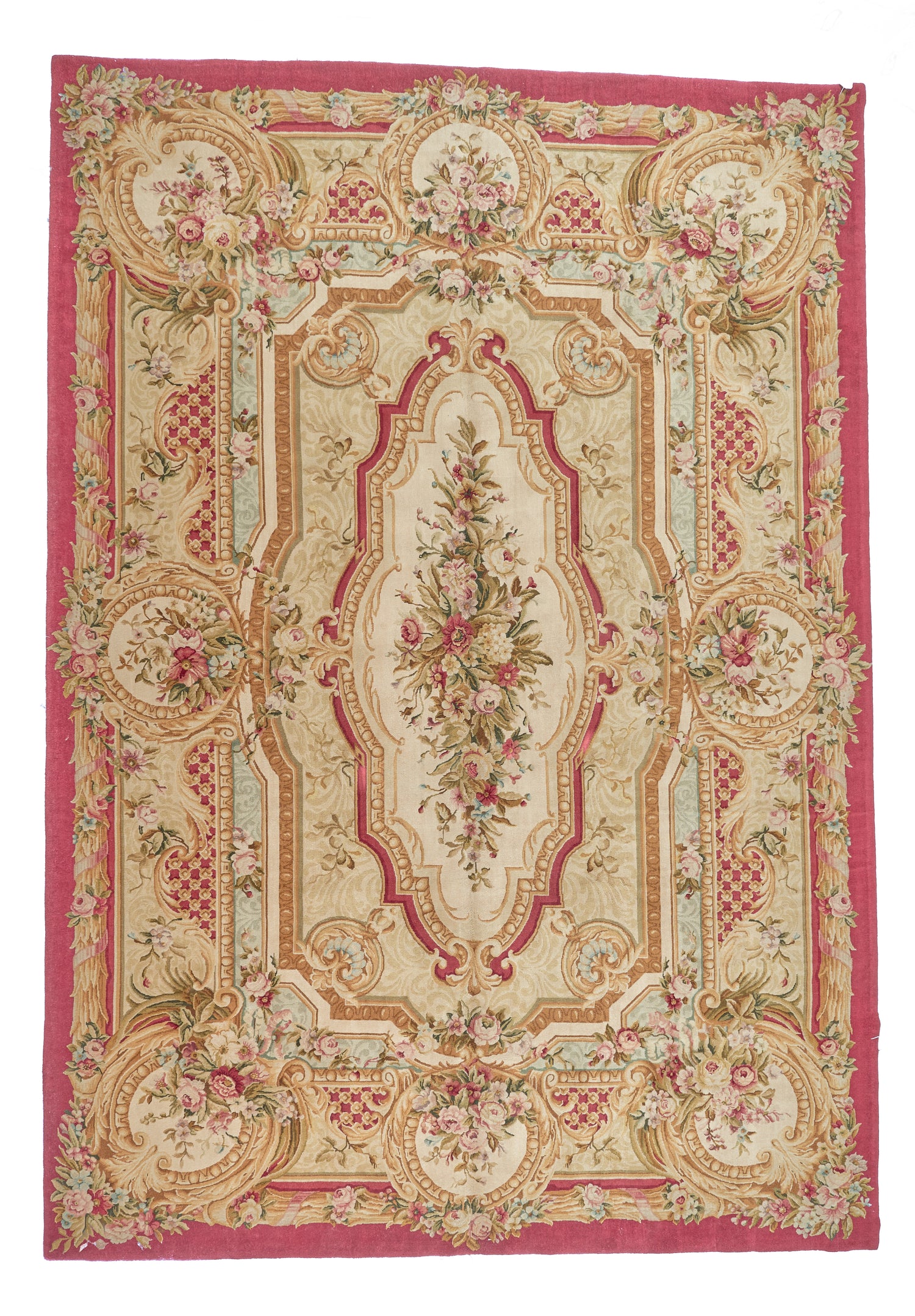 8057 Hand Knotted Savonnerie Carpet