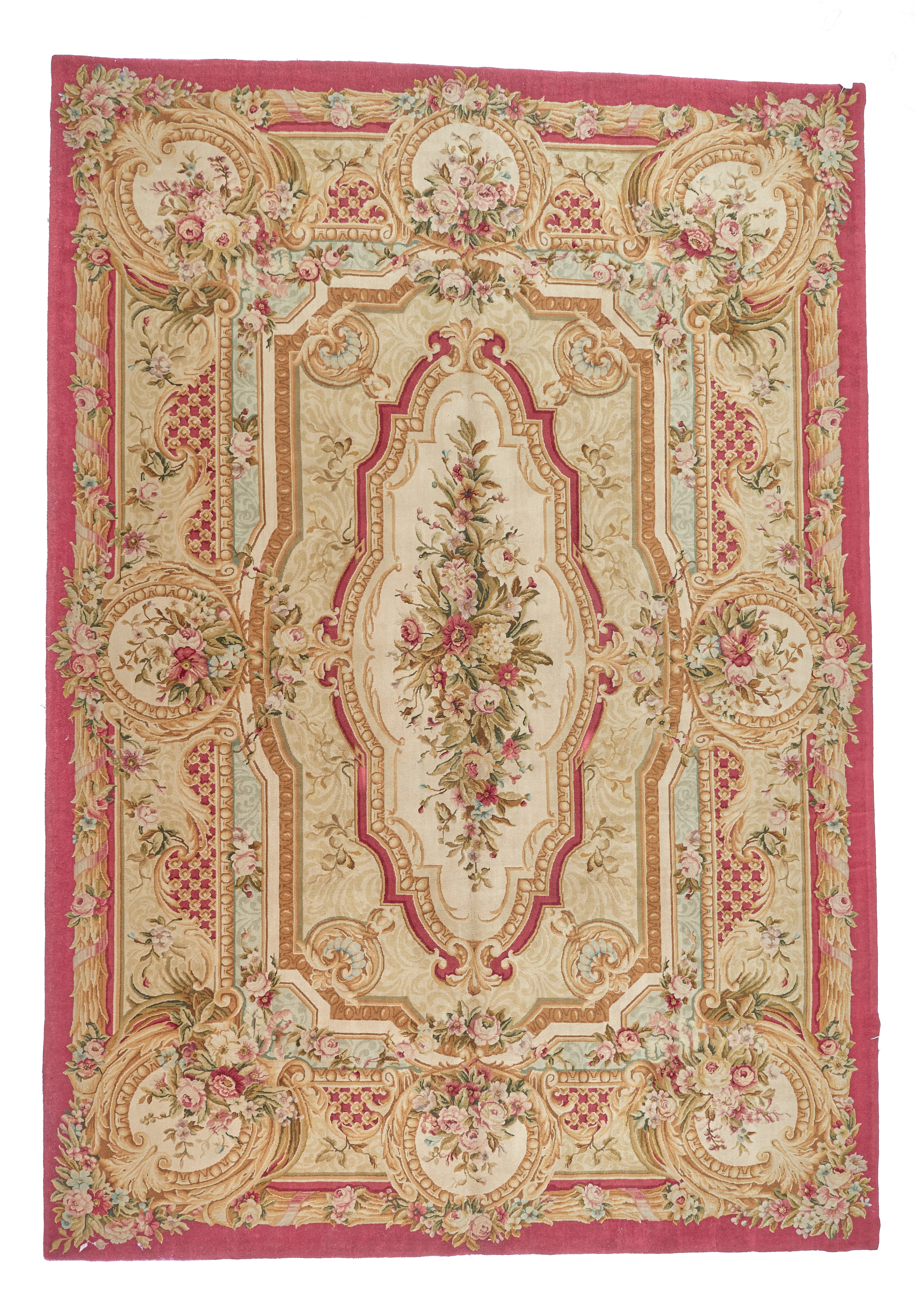 8057 Hand Knotted Savonnerie Carpet