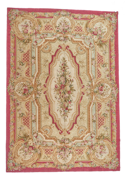 8057 Hand Knotted Savonnerie Carpet