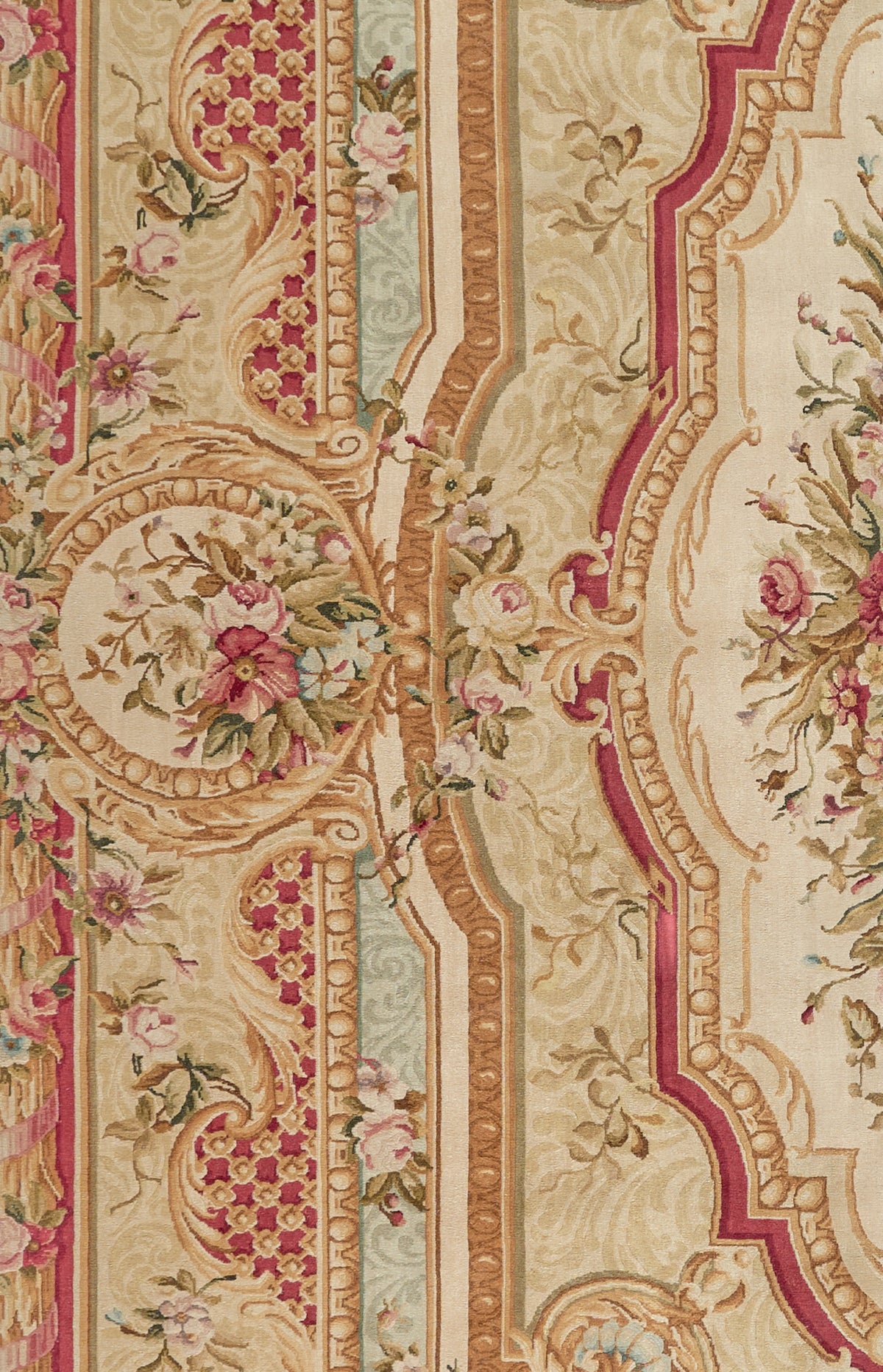 8057 Hand Knotted Savonnerie Carpet