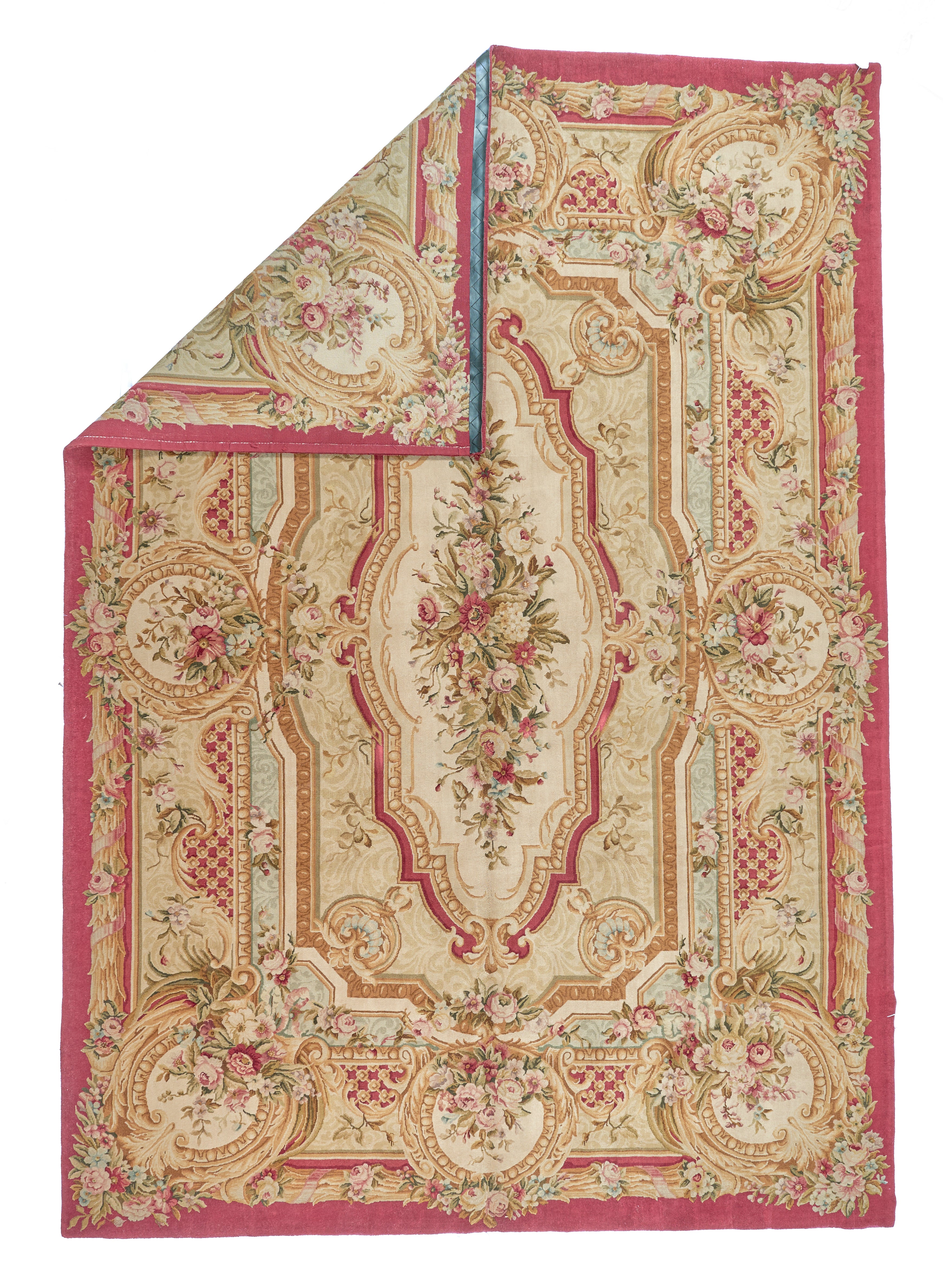 8057 Hand Knotted Savonnerie Carpet