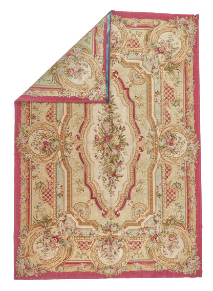 8057 Hand Knotted Savonnerie Carpet