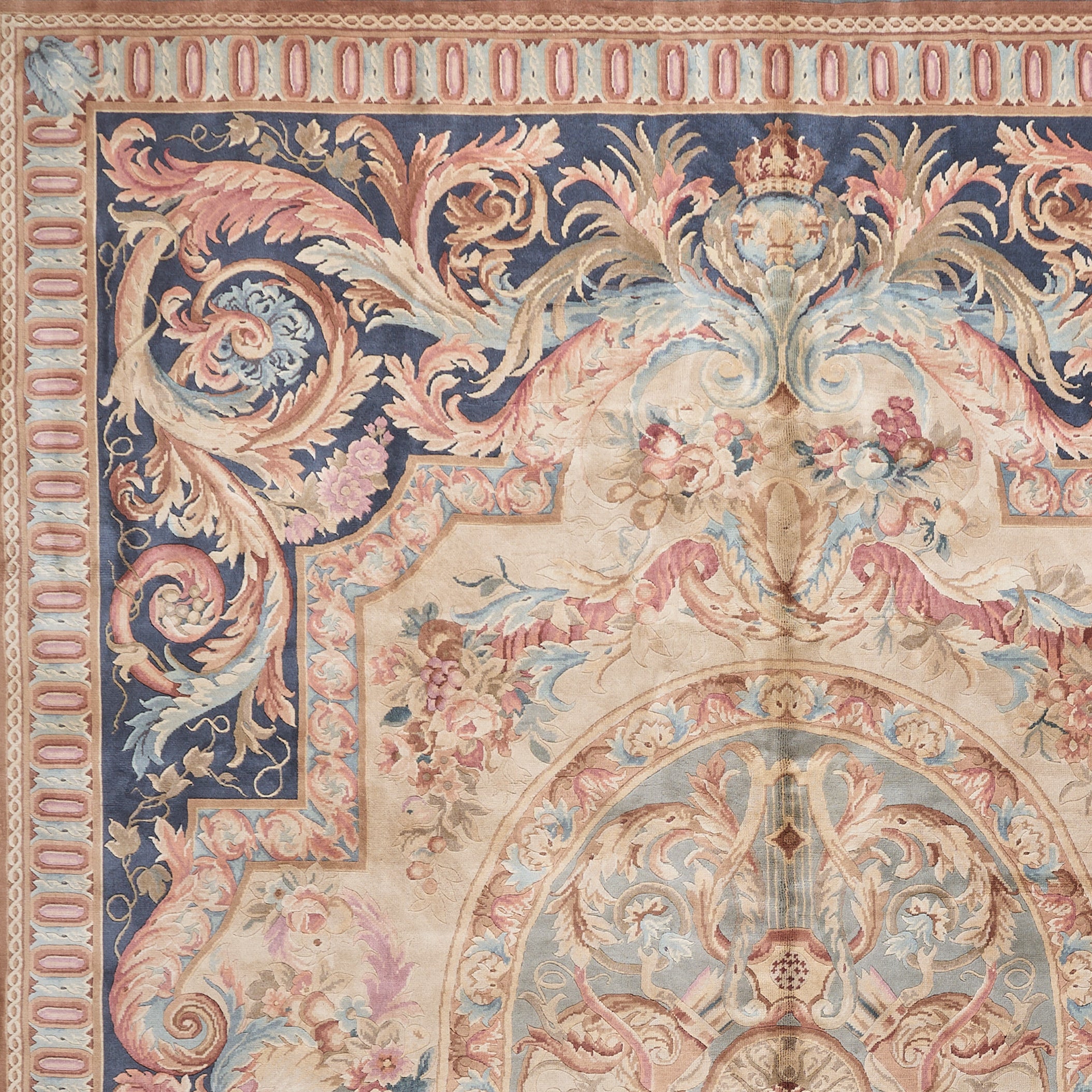 8061 Hand Knotted Savonnerie Carpet