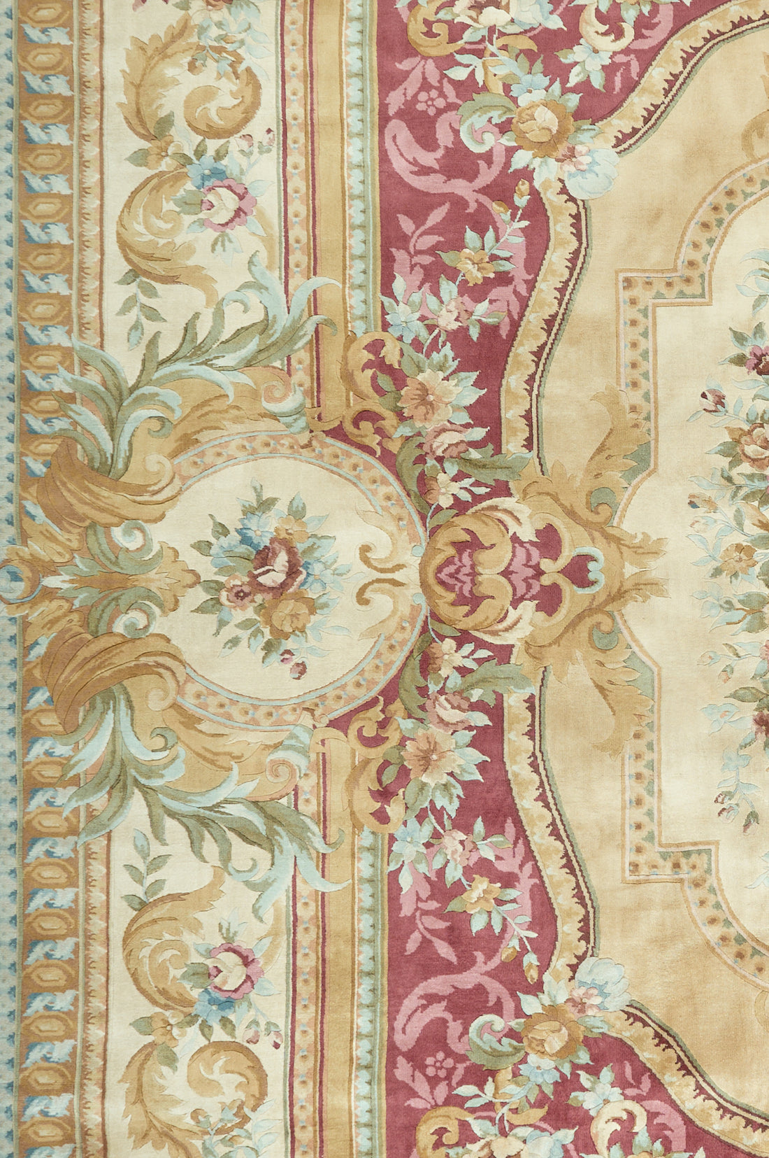 8063 Hand Knotted Savonnerie Carpet