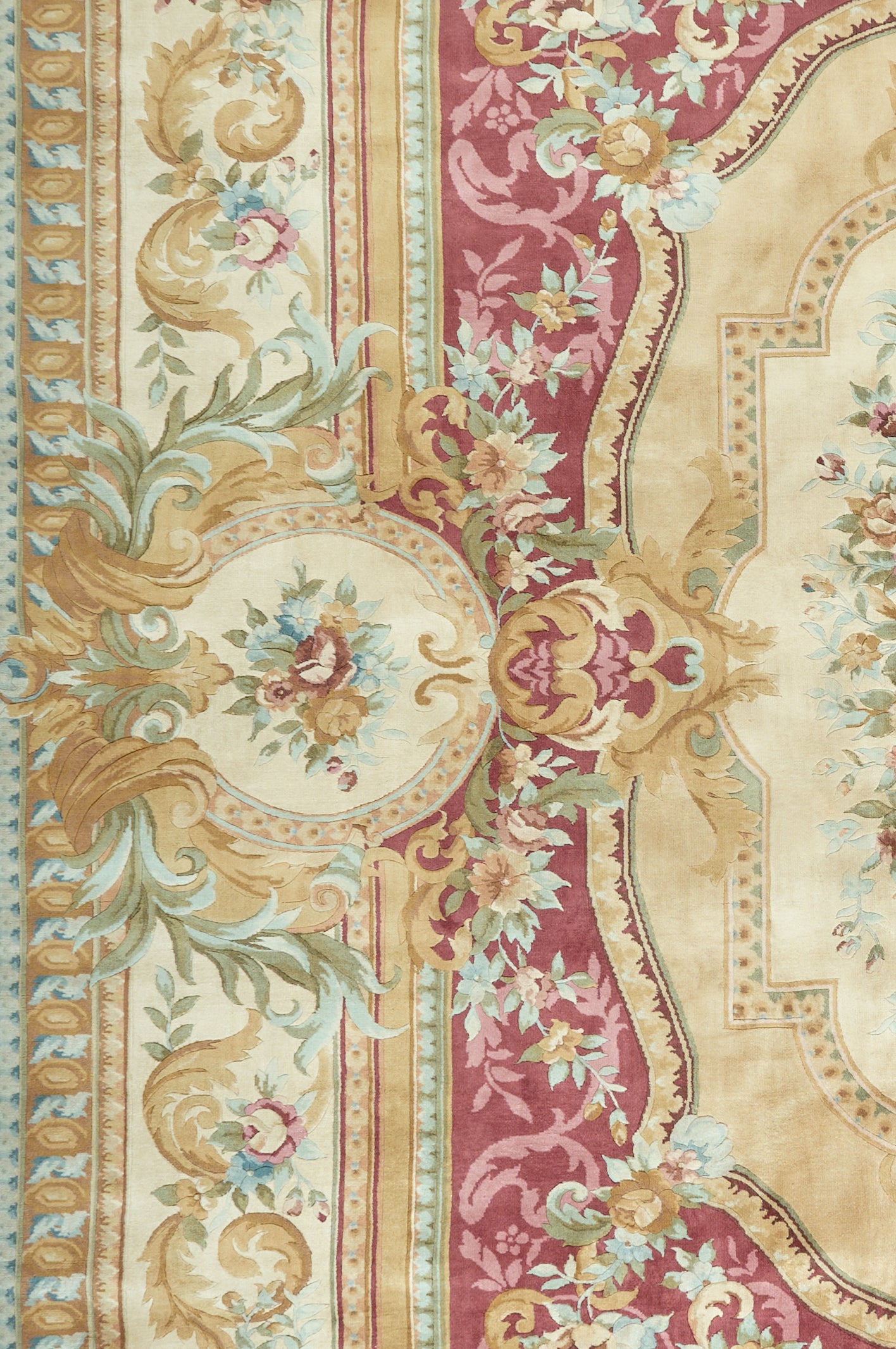 8063 Hand Knotted Savonnerie Carpet