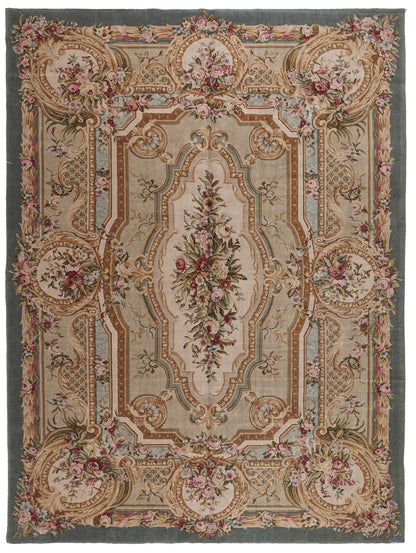 8064 Hand Knotted Savonnerie Carpet