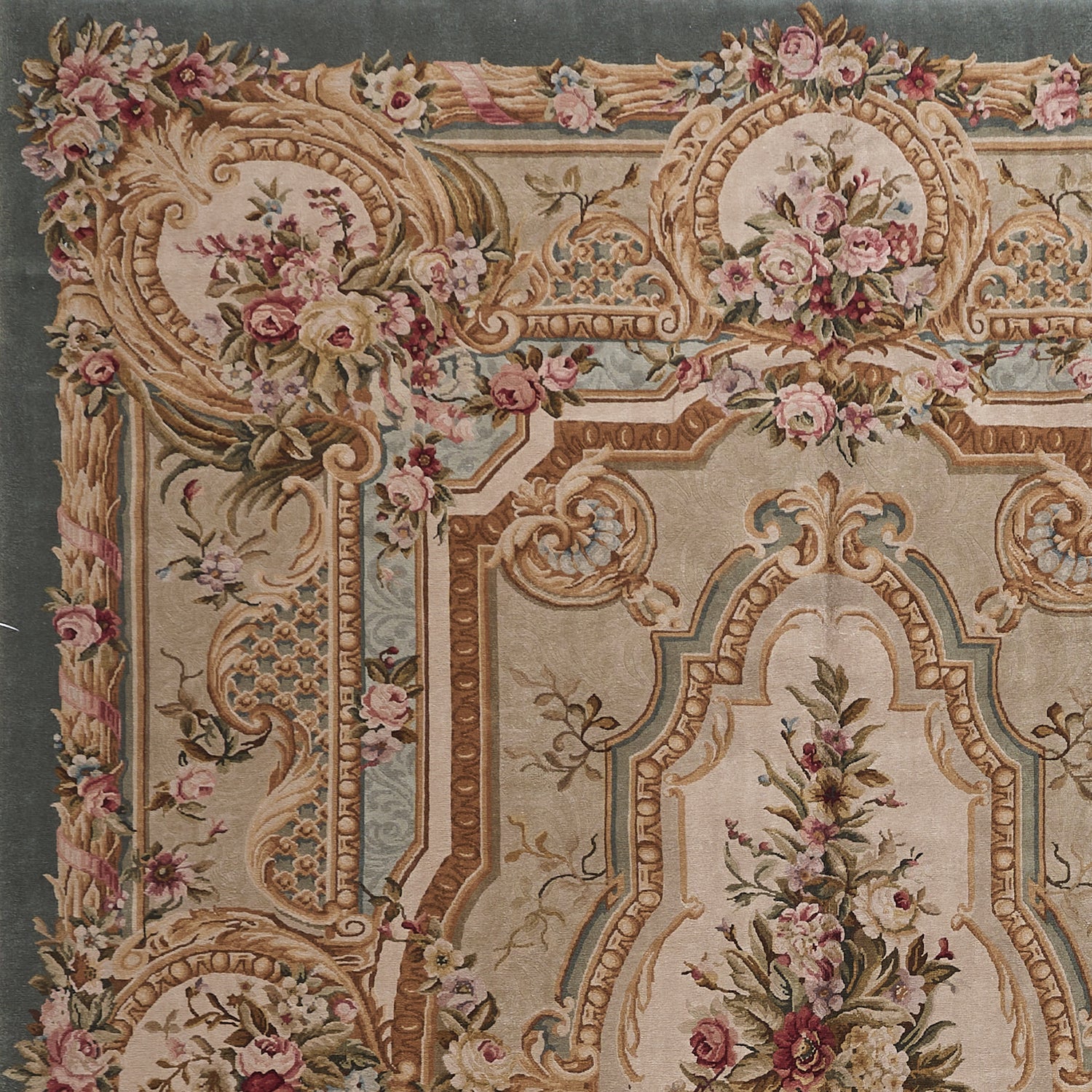 8064 Hand Knotted Savonnerie Carpet
