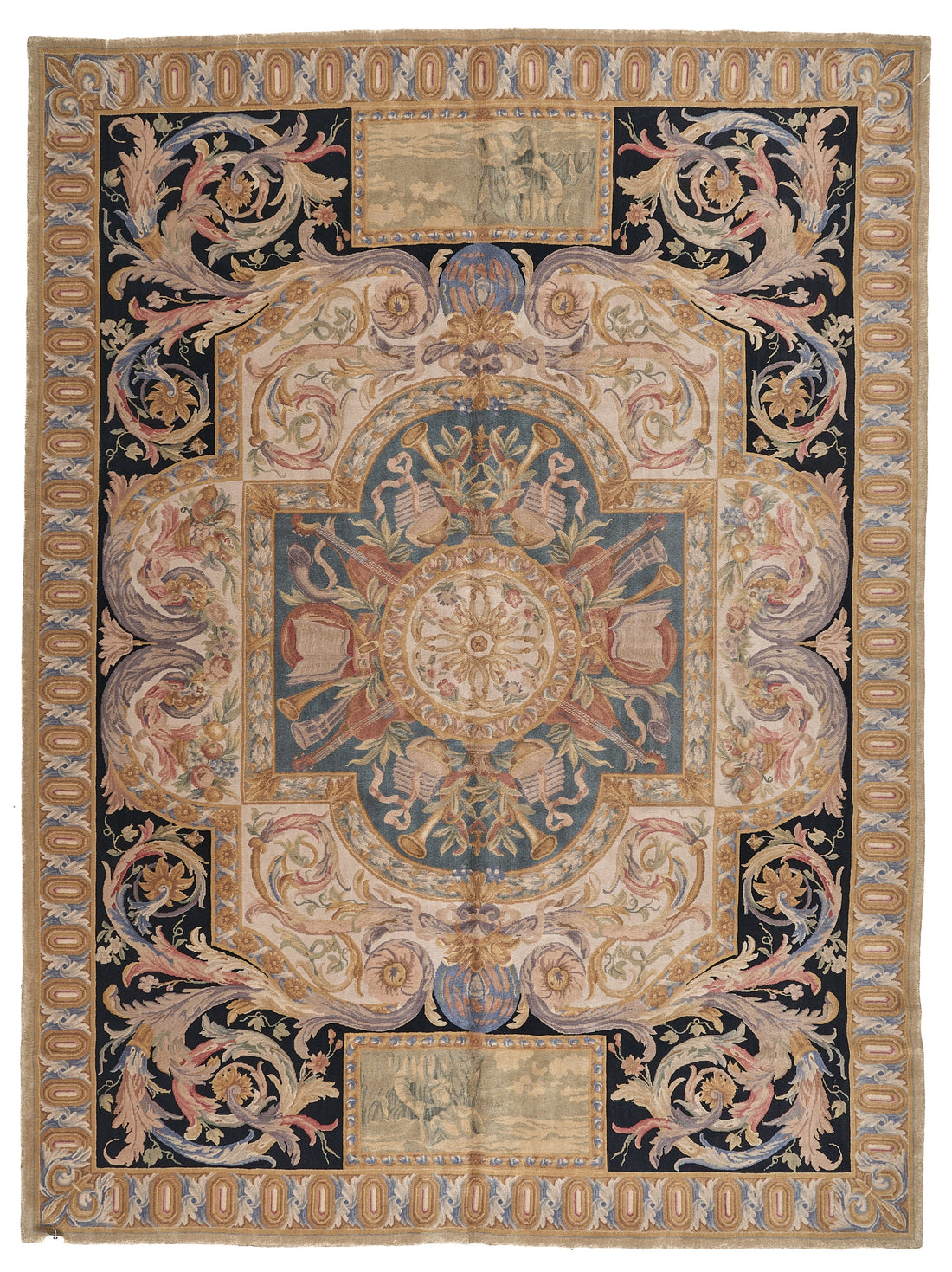 8065 Hand Knotted Savonnerie Carpet