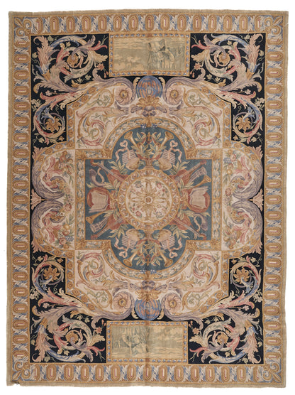 8065 Hand Knotted Savonnerie Carpet