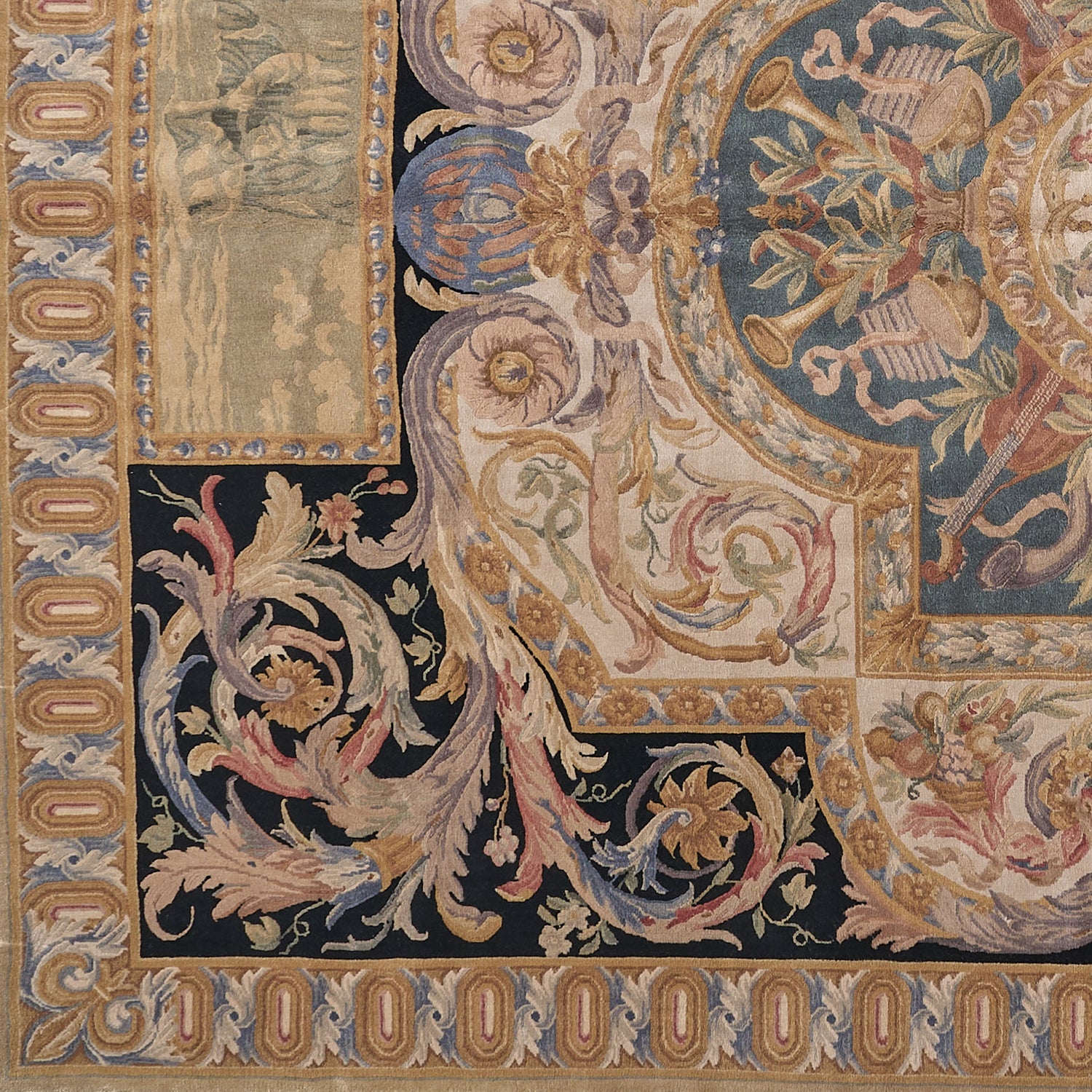 8065 Hand Knotted Savonnerie Carpet