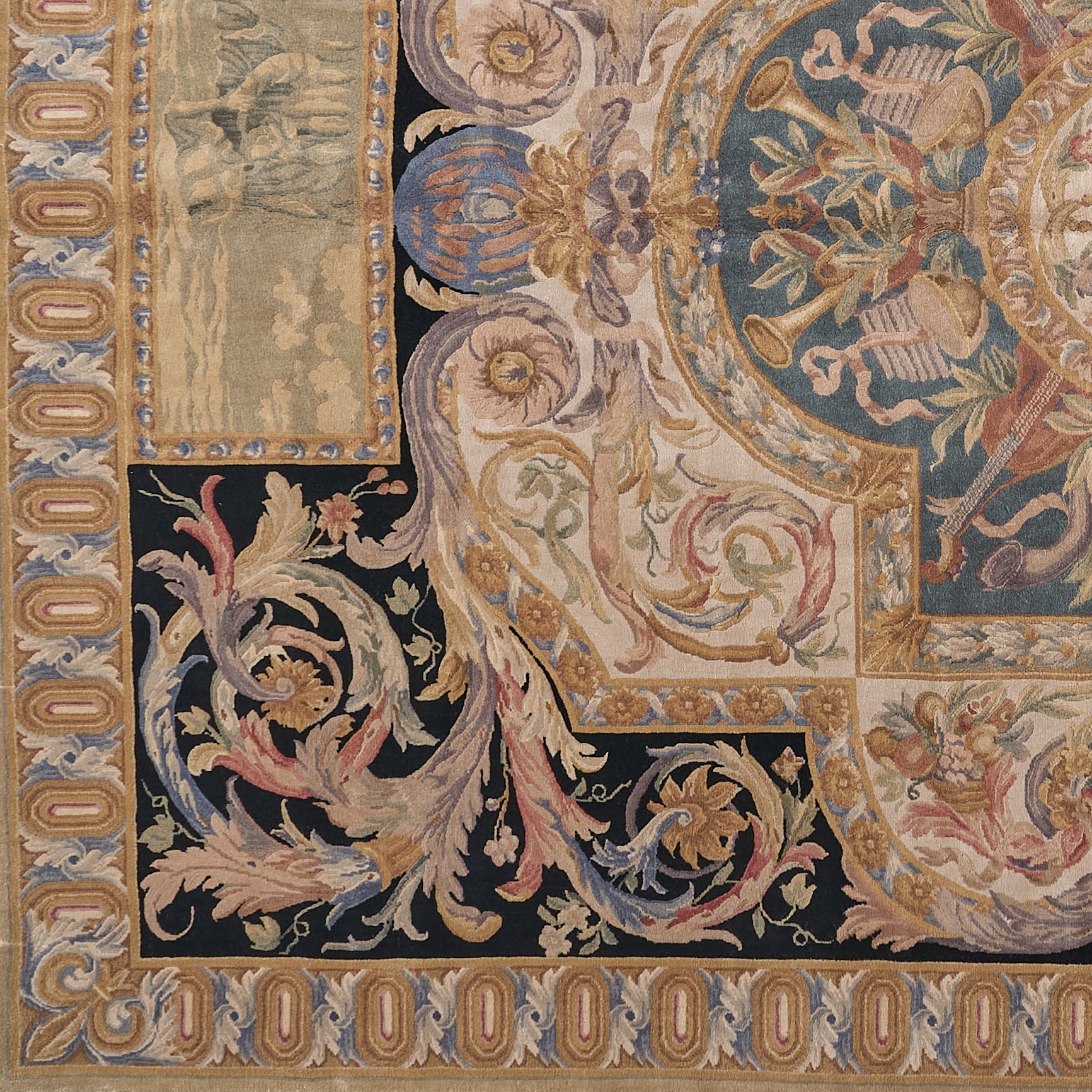 8065 Hand Knotted Savonnerie Carpet
