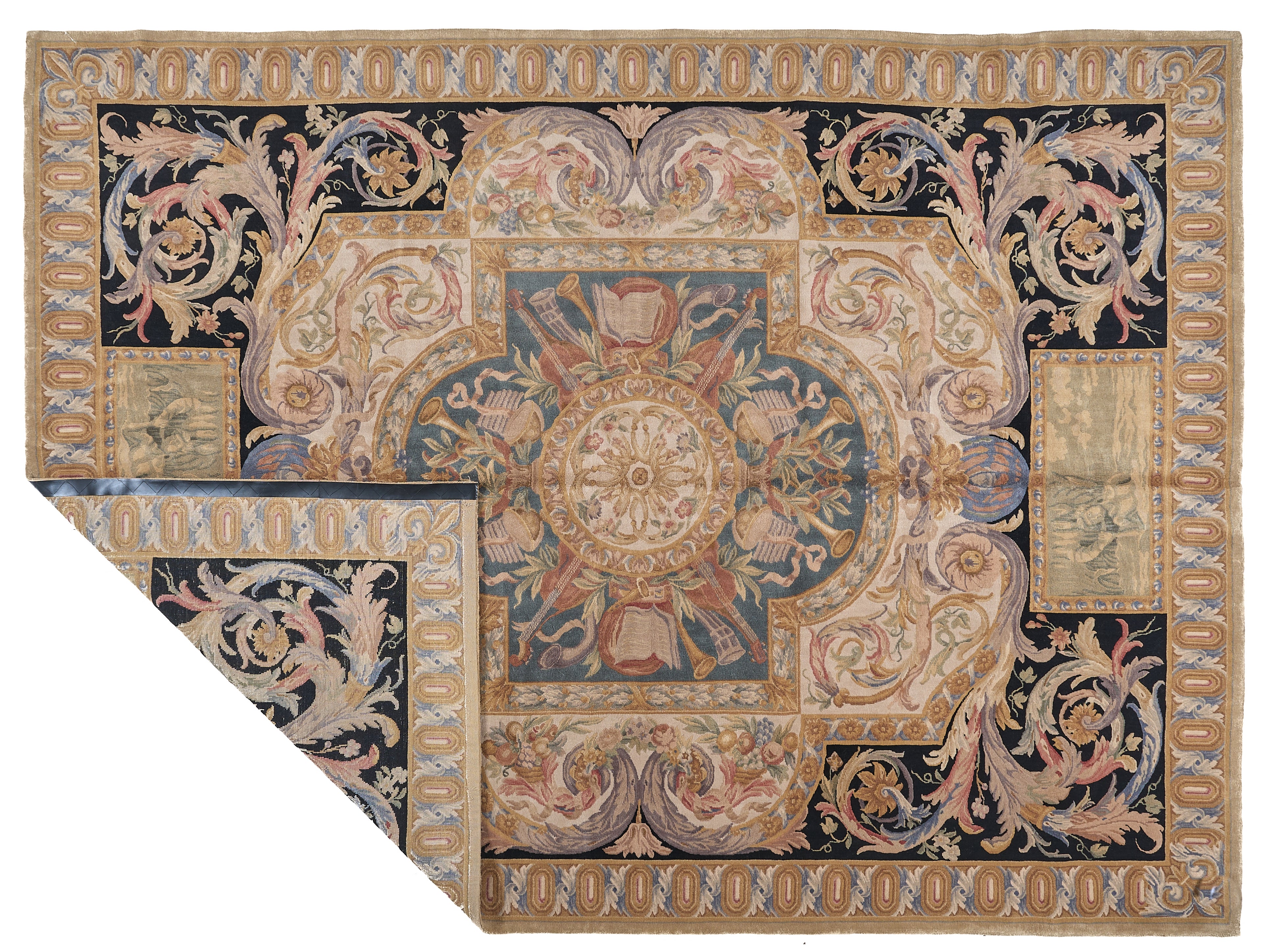 8065 Hand Knotted Savonnerie Carpet
