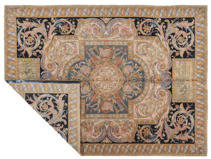 8065 Hand Knotted Savonnerie Carpet