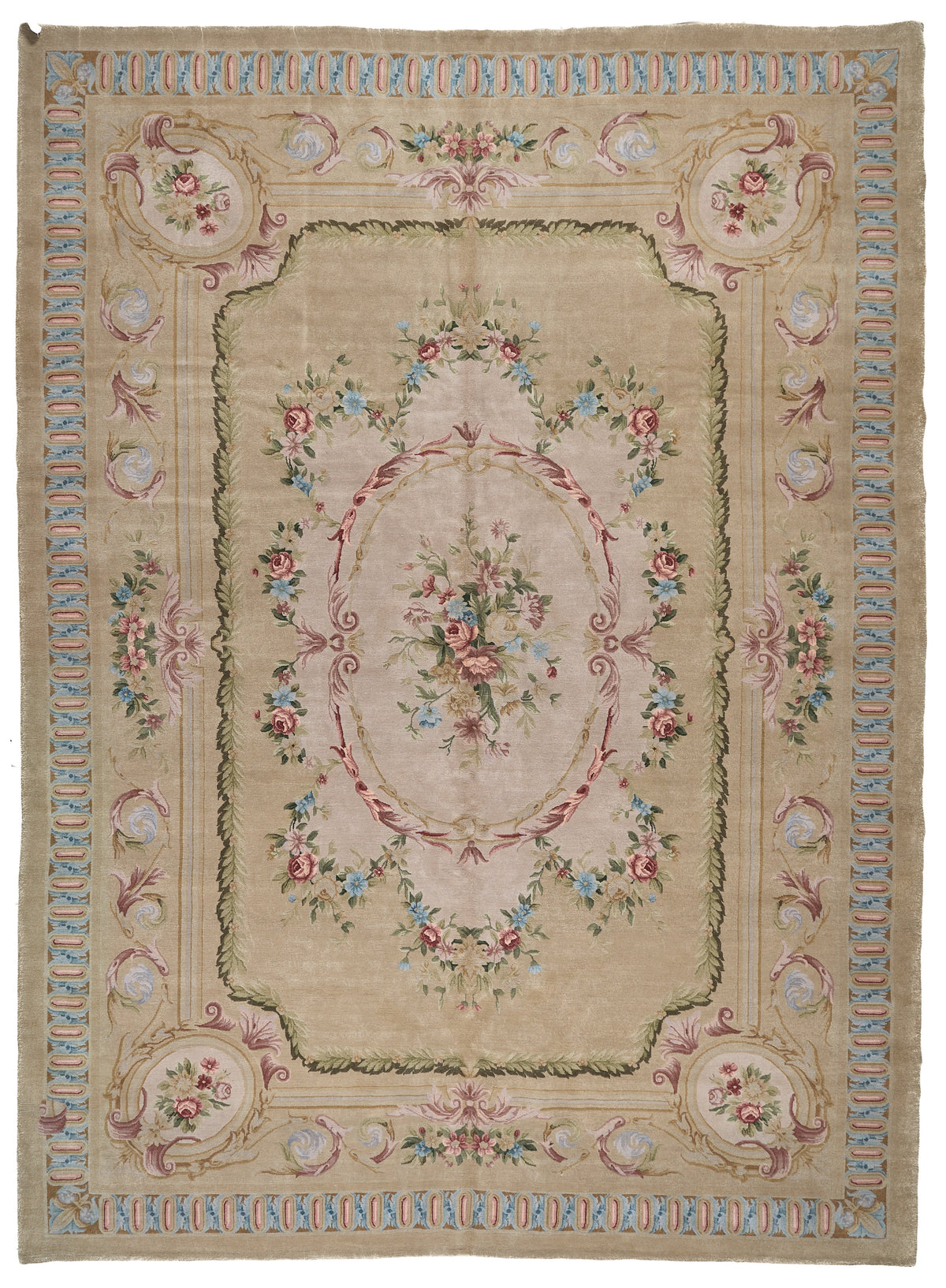 8066 Hand Knotted Savonnerie Carpet