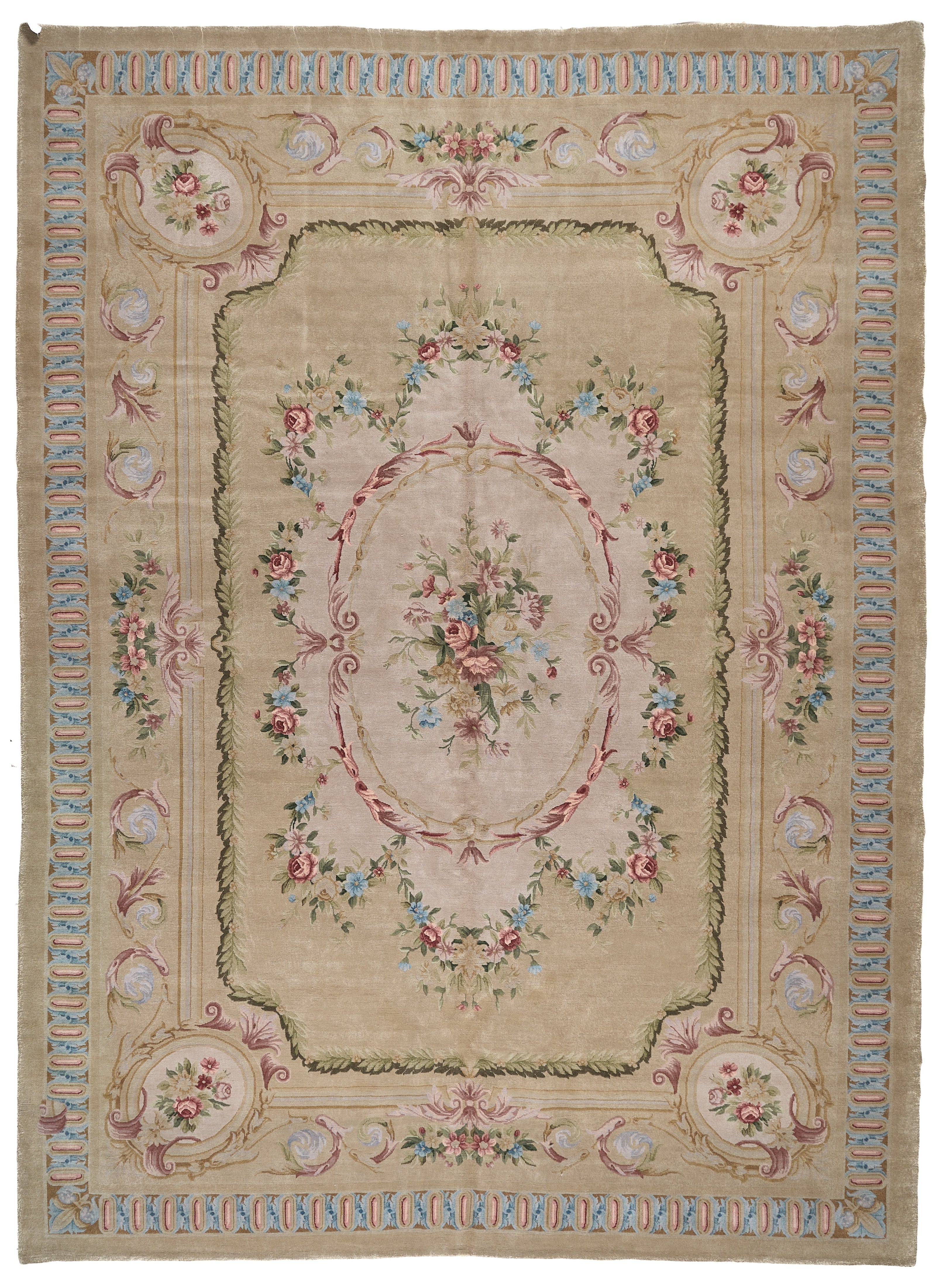 8066 Hand Knotted Savonnerie Carpet