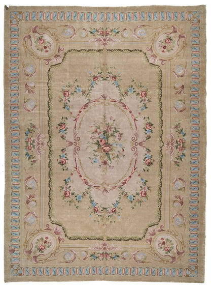 8066 Hand Knotted Savonnerie Carpet