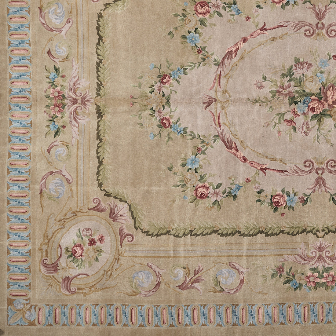 8066 Hand Knotted Savonnerie Carpet
