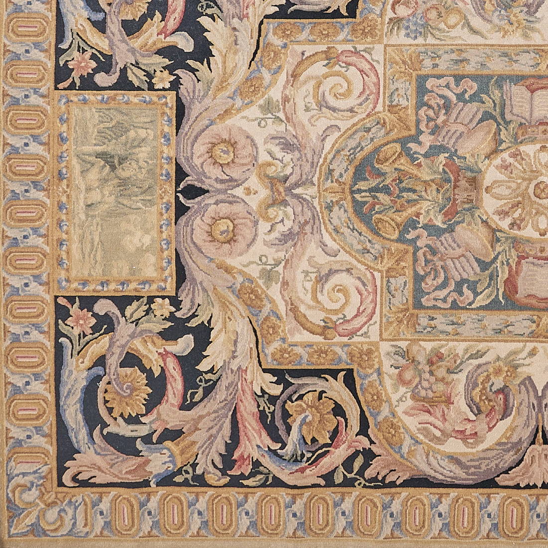8067 Hand Knotted Savonnerie Carpet