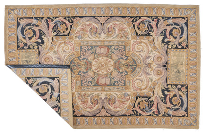 8067 Hand Knotted Savonnerie Carpet
