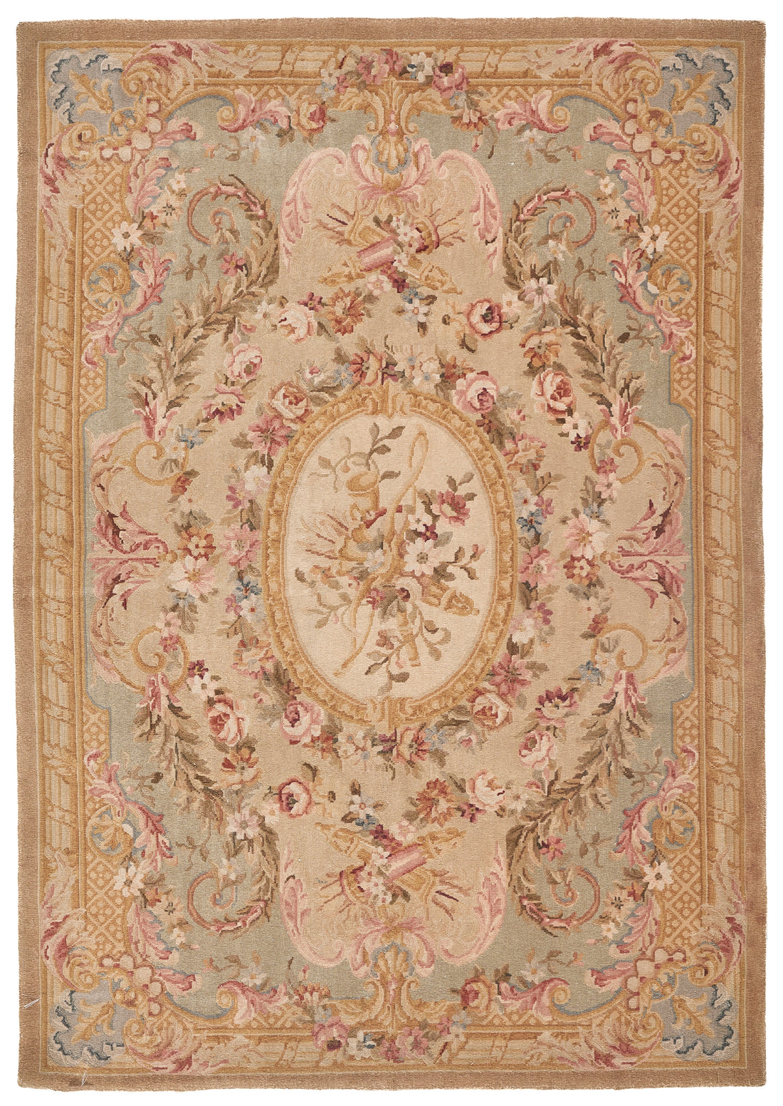 8068 Hand Knotted Savonnerie Carpet