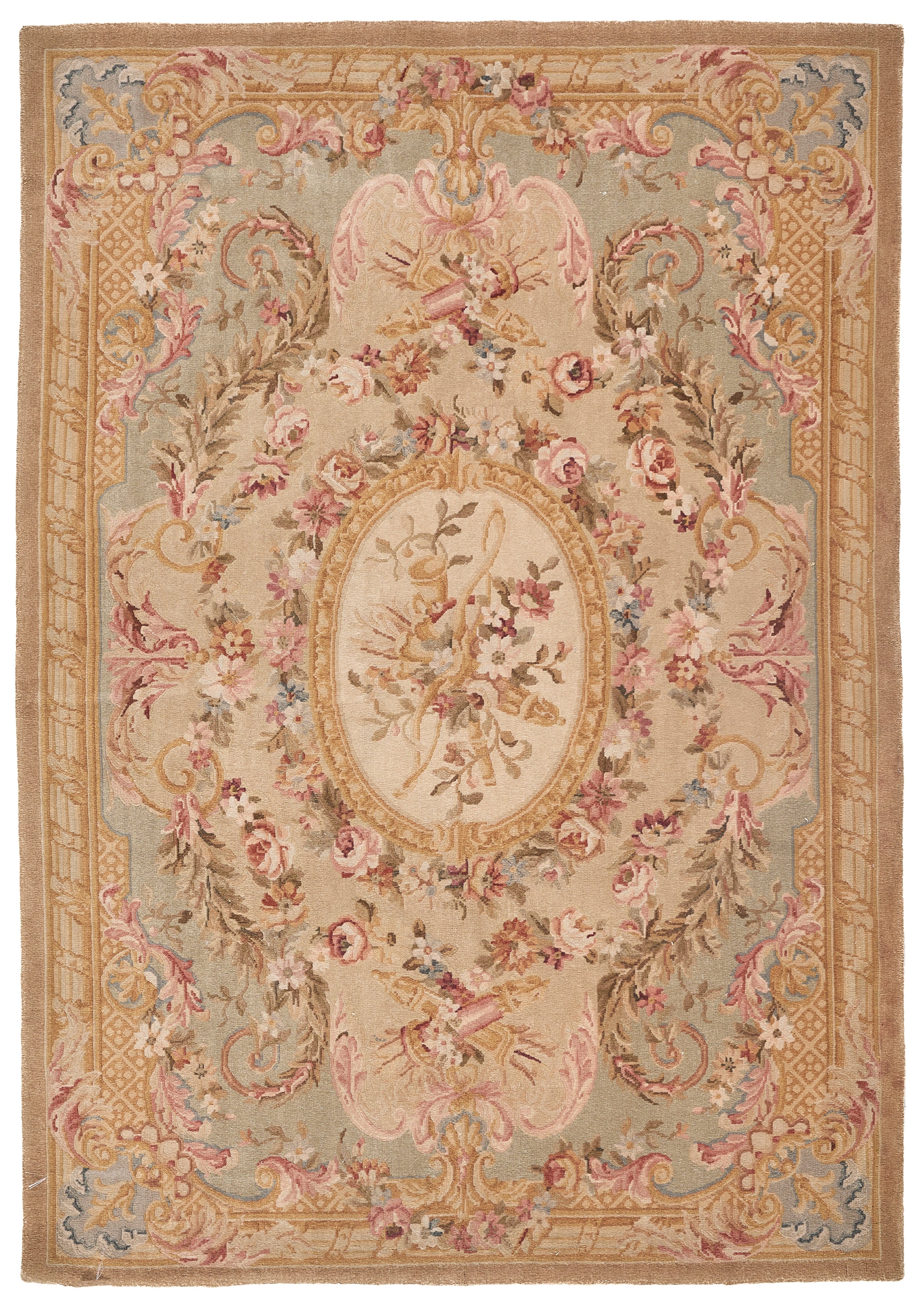 8068 Hand Knotted Savonnerie Carpet