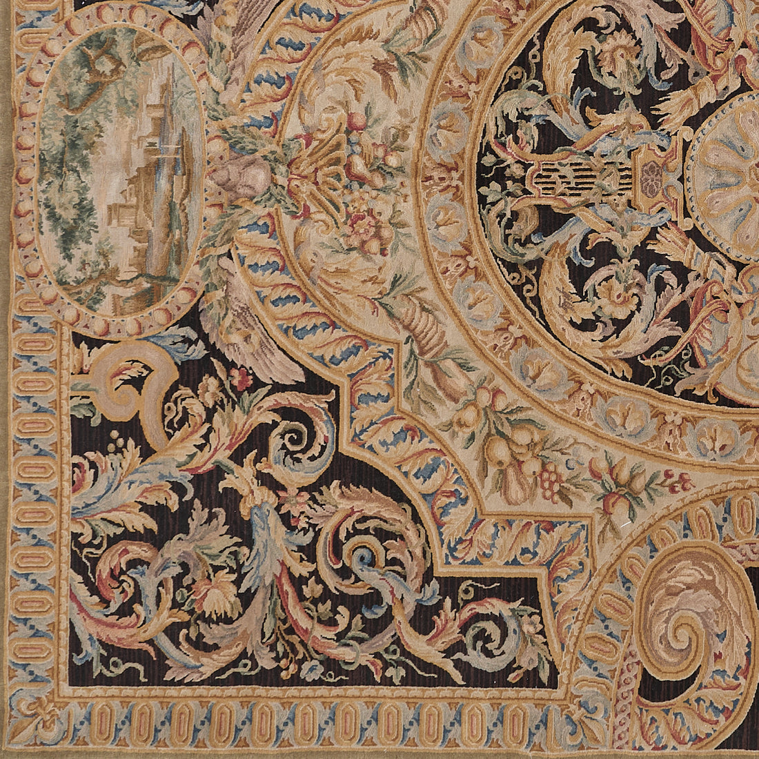 8070 Hand Knotted Savonnerie Carpet