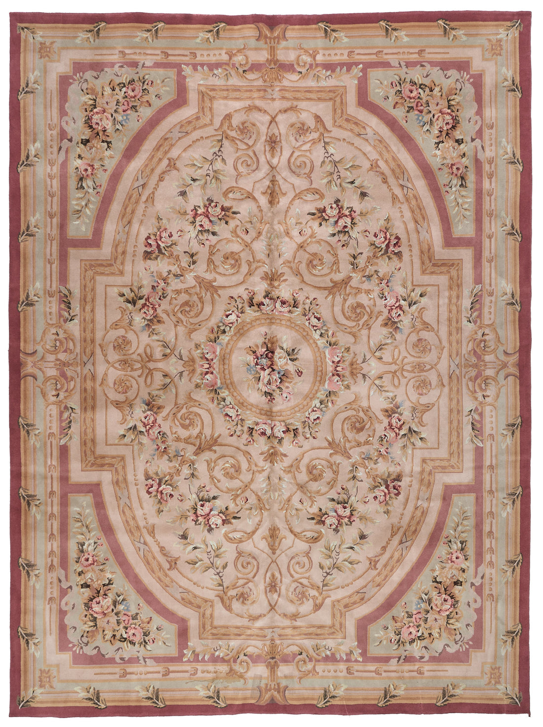 8071 Hand Knotted Savonnerie Carpet
