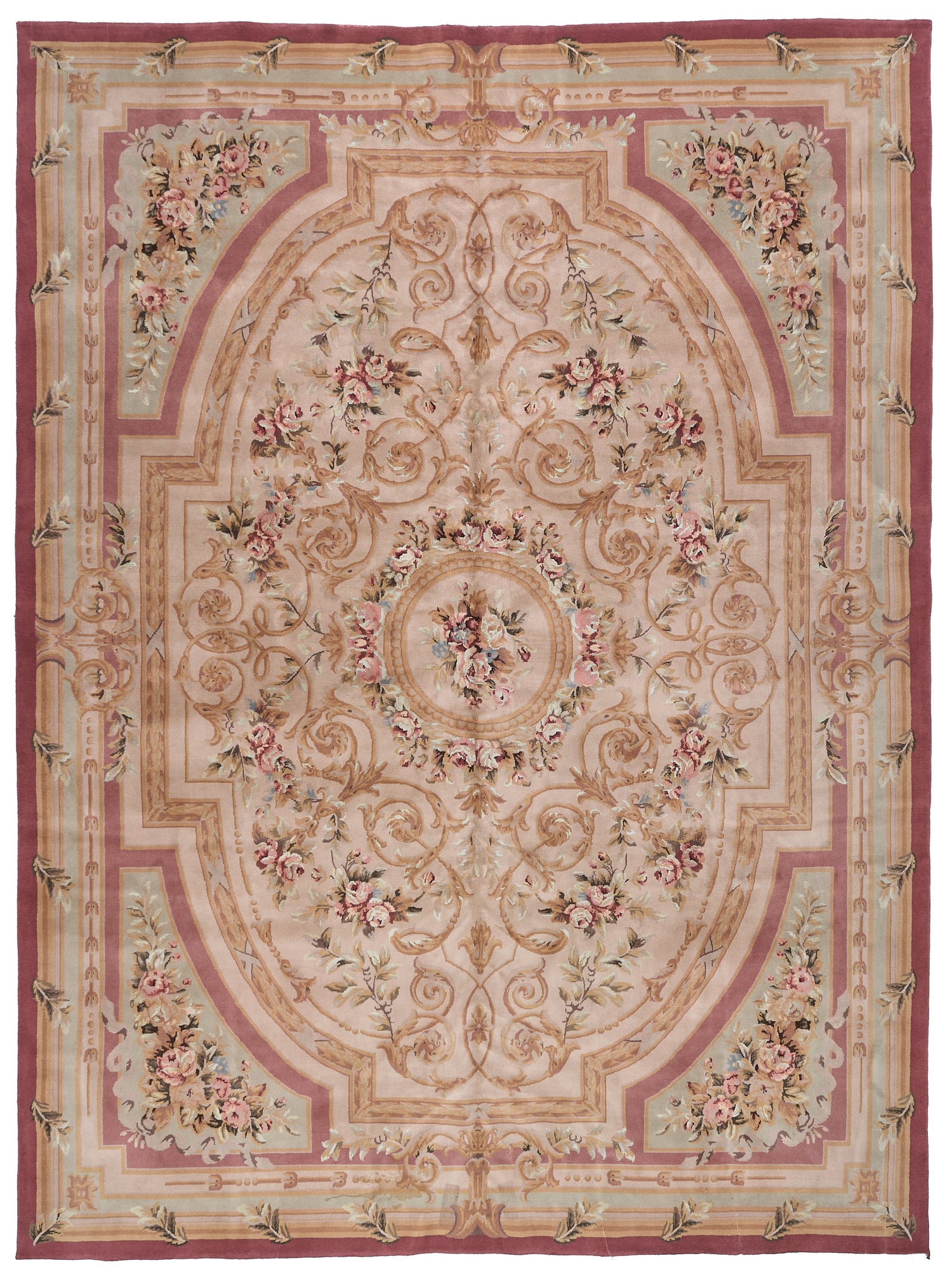 8071 Hand Knotted Savonnerie Carpet