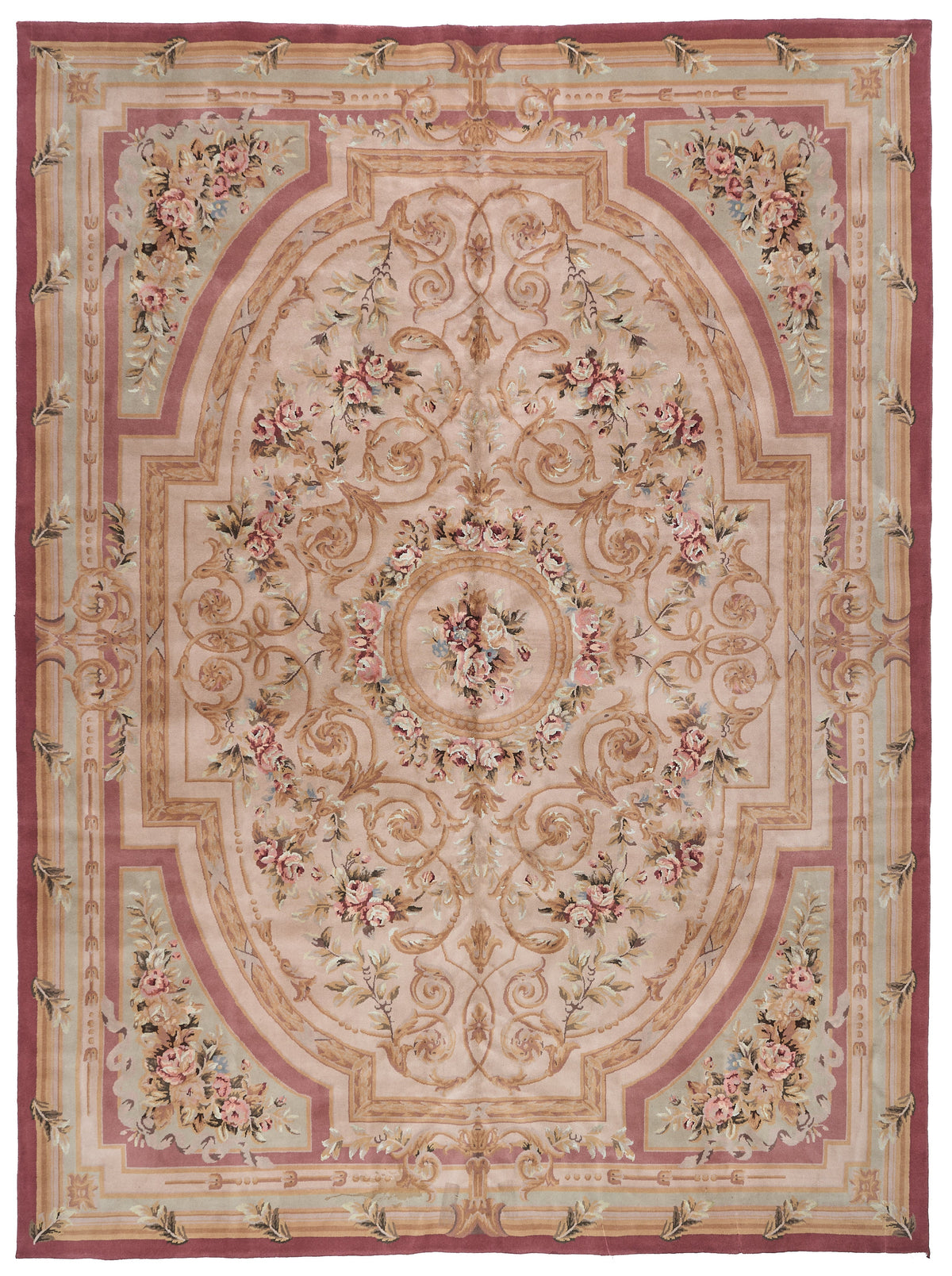 8071 Hand Knotted Savonnerie Carpet