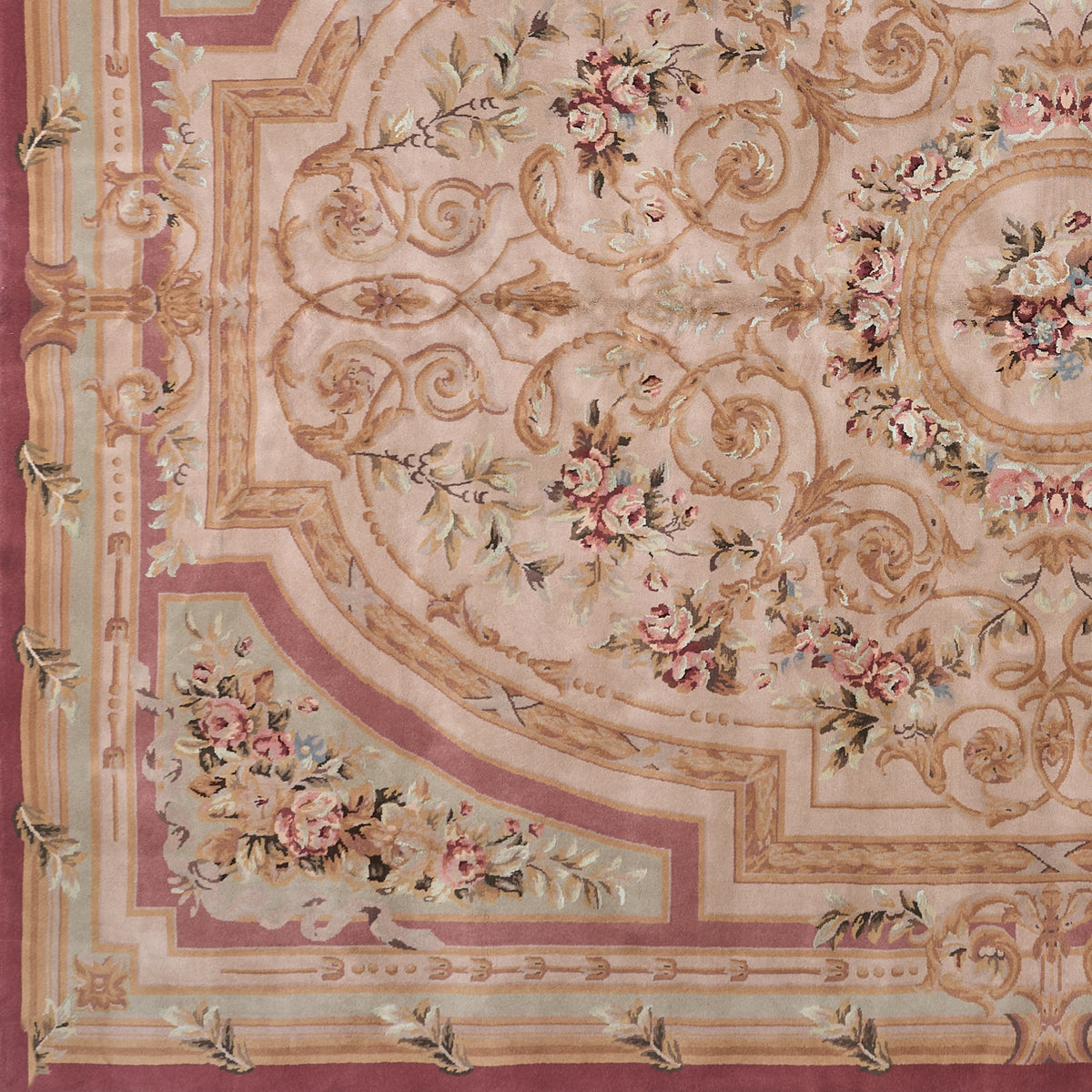 8071 Hand Knotted Savonnerie Carpet