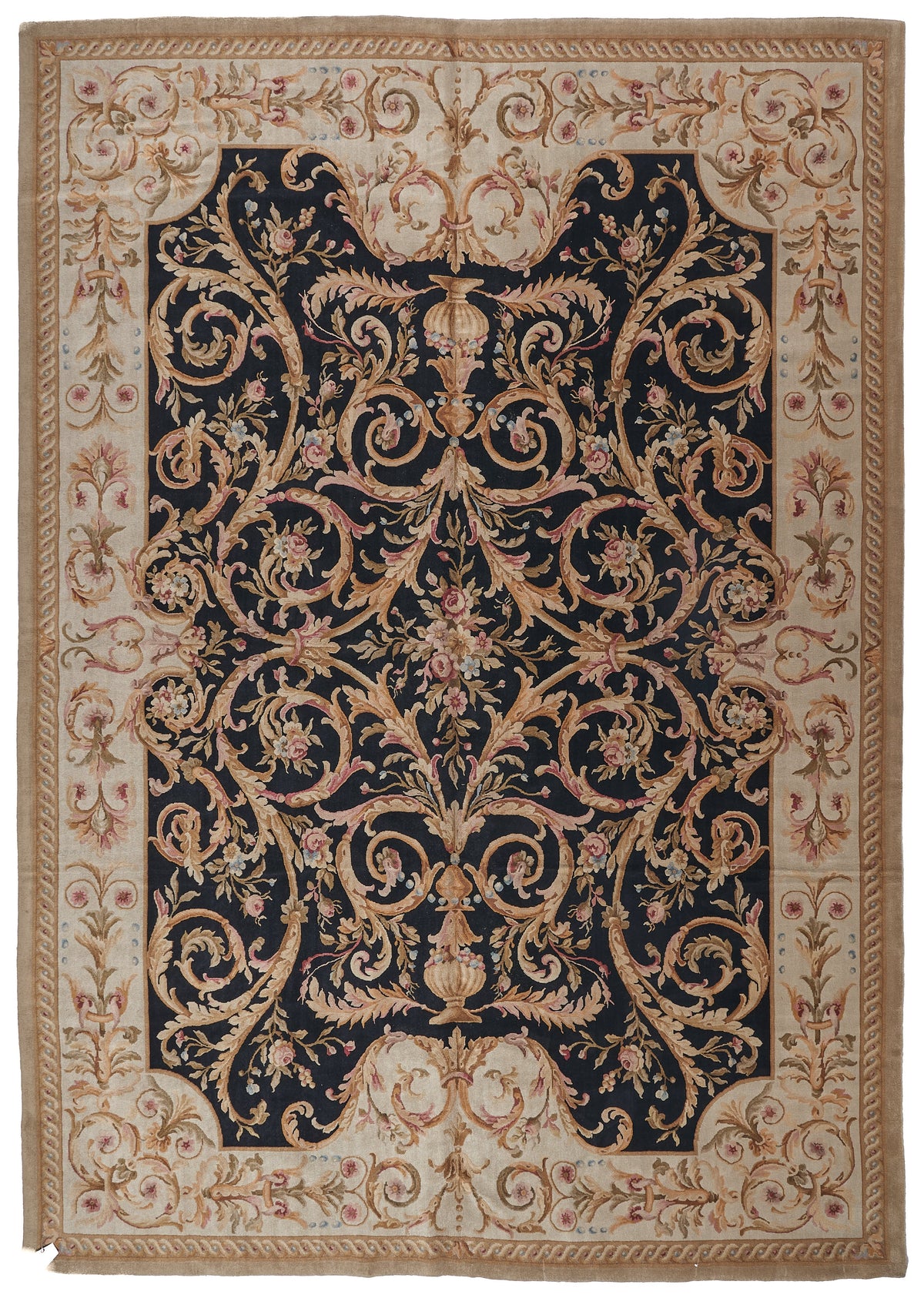 8072 Hand Knotted Savonnerie Carpet
