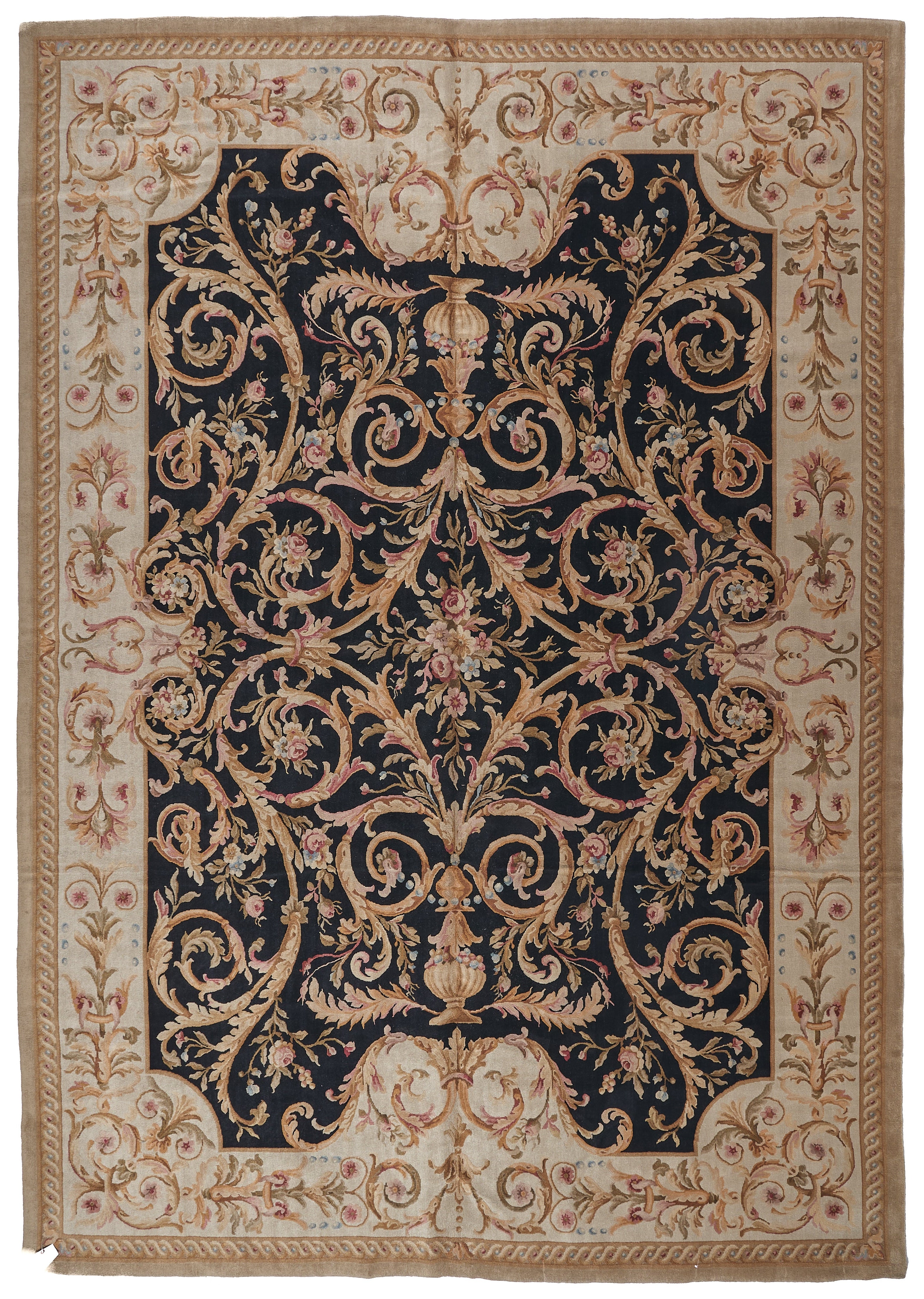 8072 Hand Knotted Savonnerie Carpet