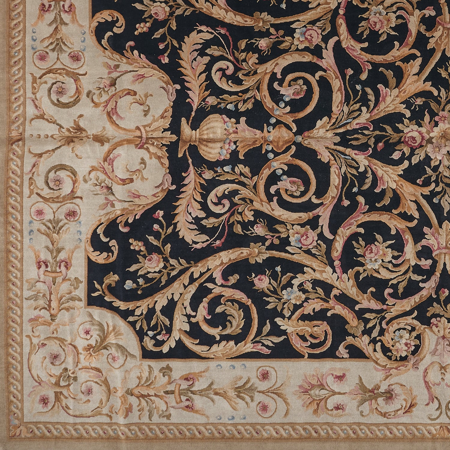 8072 Hand Knotted Savonnerie Carpet