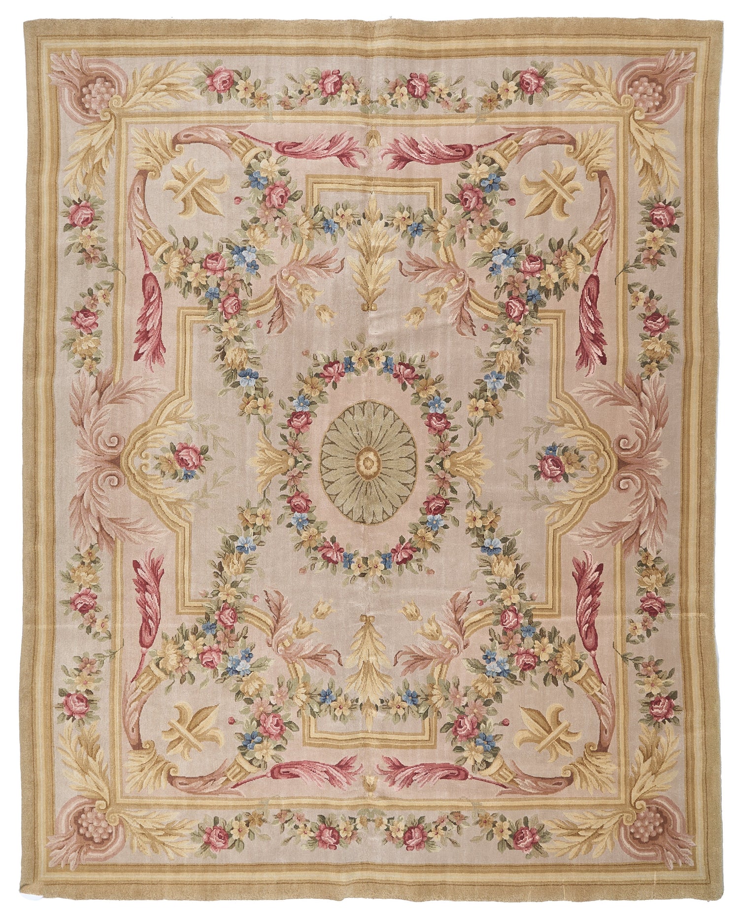 8073 Hand Knotted Savonnerie Carpet