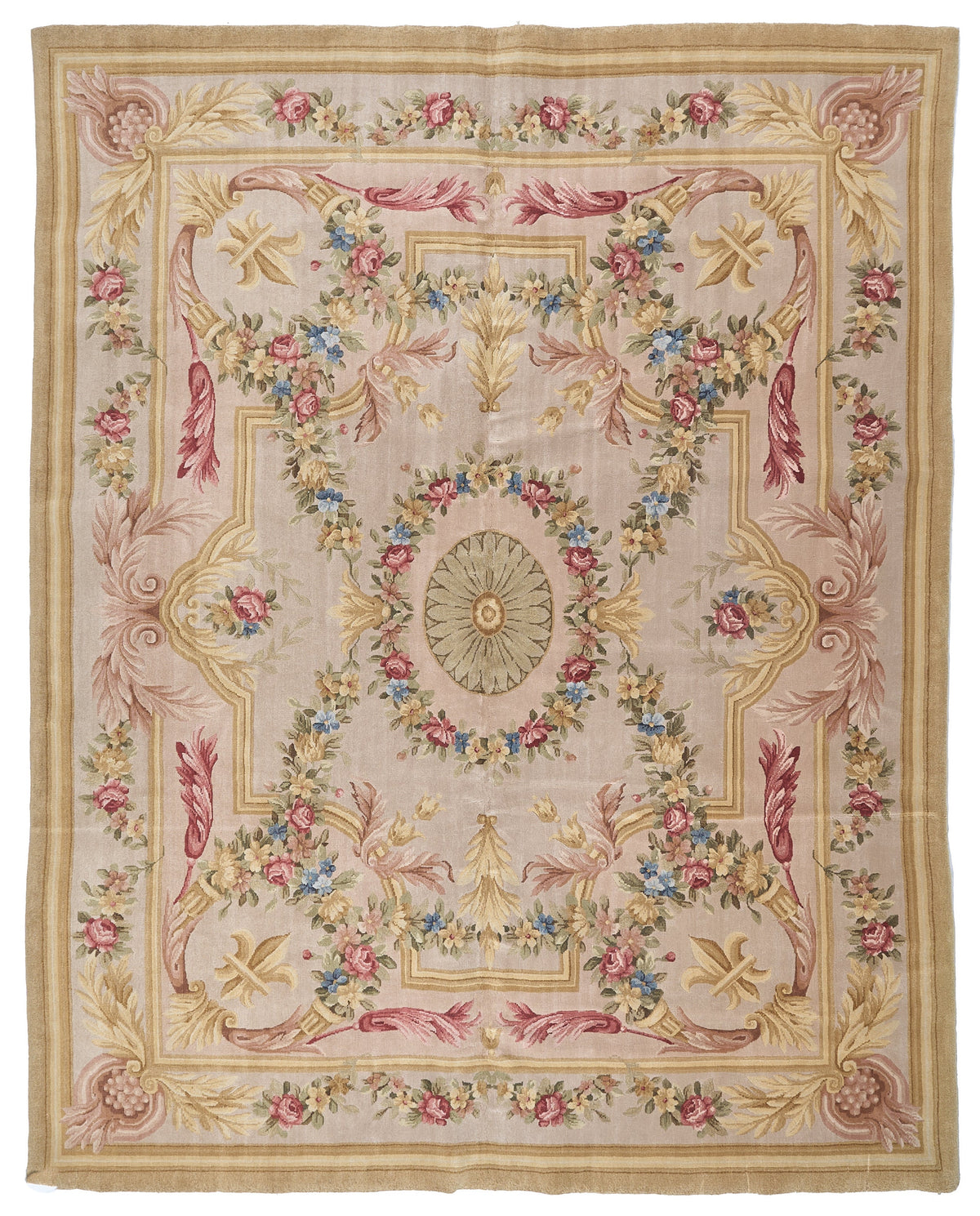 8073 Hand Knotted Savonnerie Carpet
