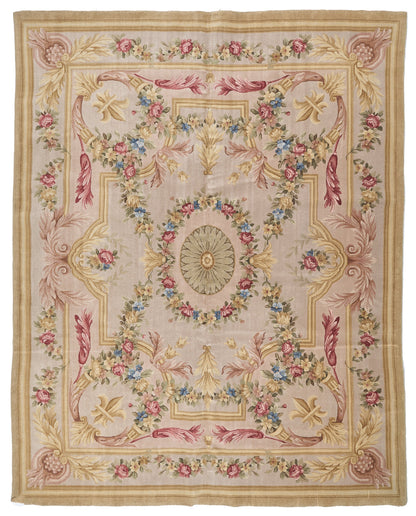 8073 Hand Knotted Savonnerie Carpet