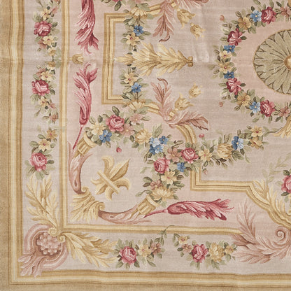 8073 Hand Knotted Savonnerie Carpet