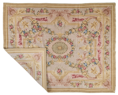 8073 Hand Knotted Savonnerie Carpet