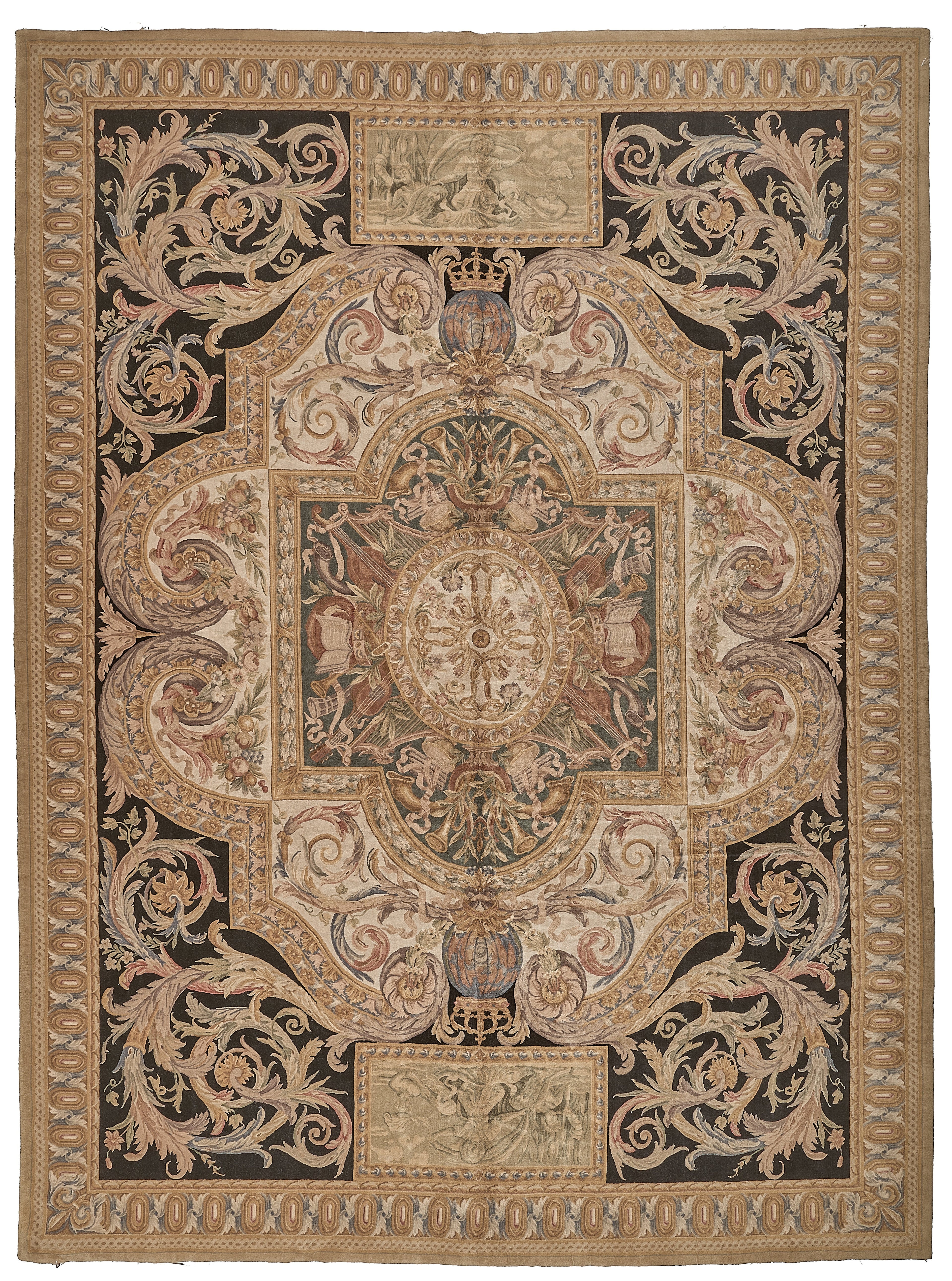 8074 Hand Knotted Savonnerie Carpet