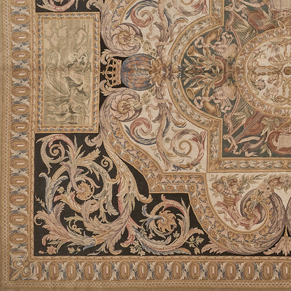 8074 Hand Knotted Savonnerie Carpet