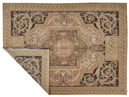 8074 Hand Knotted Savonnerie Carpet
