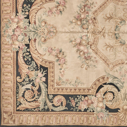 8075 Hand Knotted Savonnerie Carpet