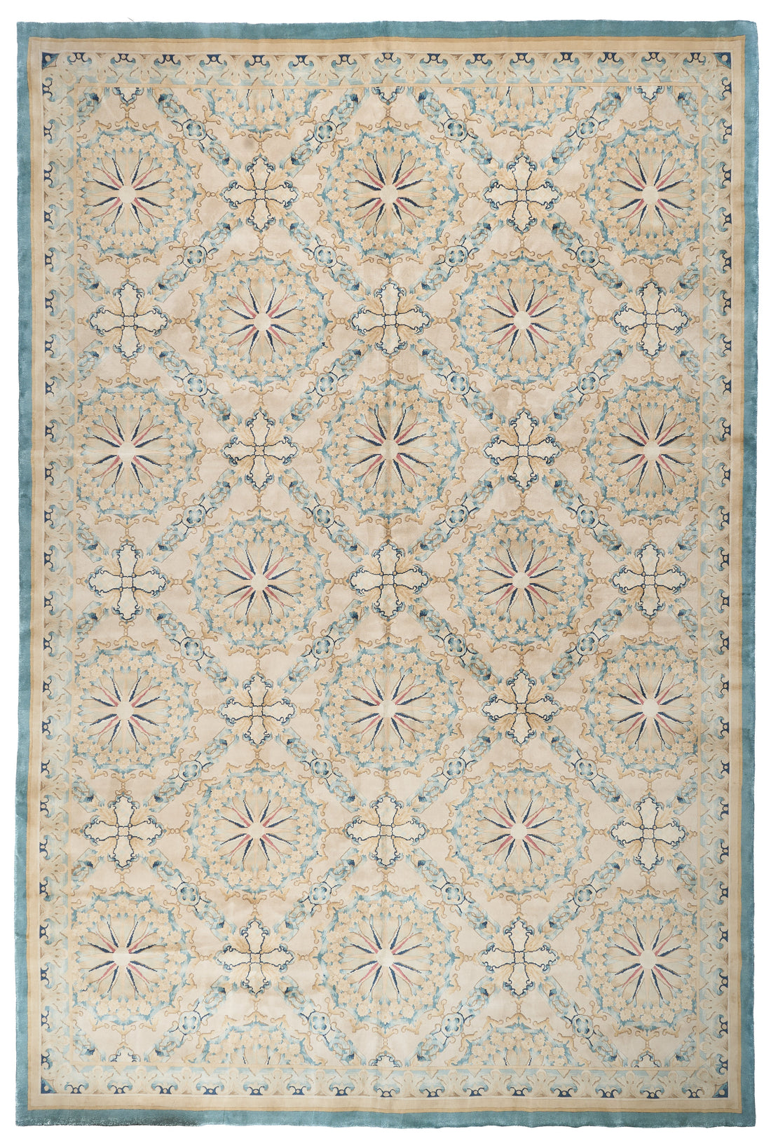 8077 Hand Knotted Savonnerie Carpet