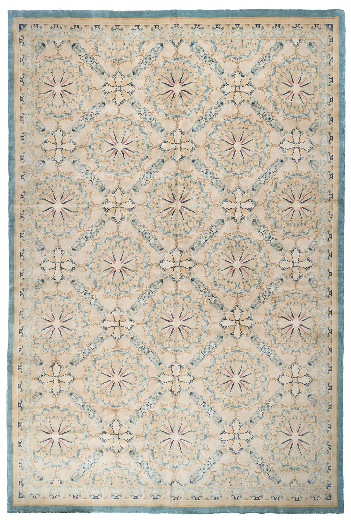 8077 Hand Knotted Savonnerie Carpet
