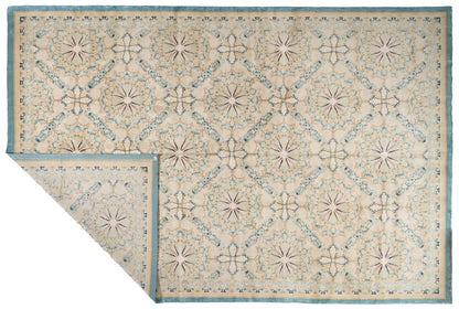 8077 Hand Knotted Savonnerie Carpet