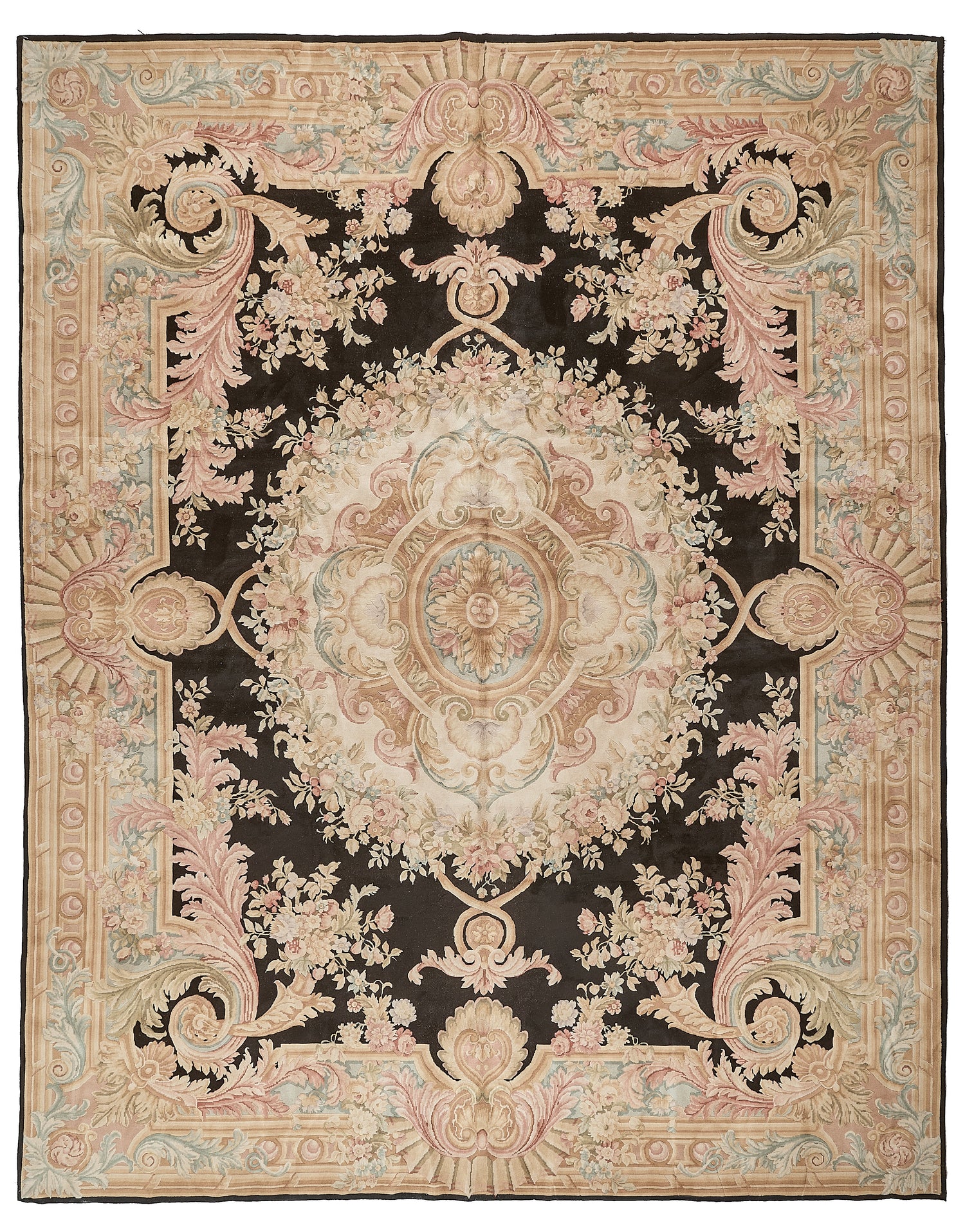 8078 Hand Knotted Savonnerie Carpet