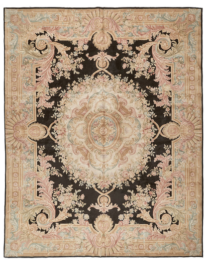 8078 Hand Knotted Savonnerie Carpet
