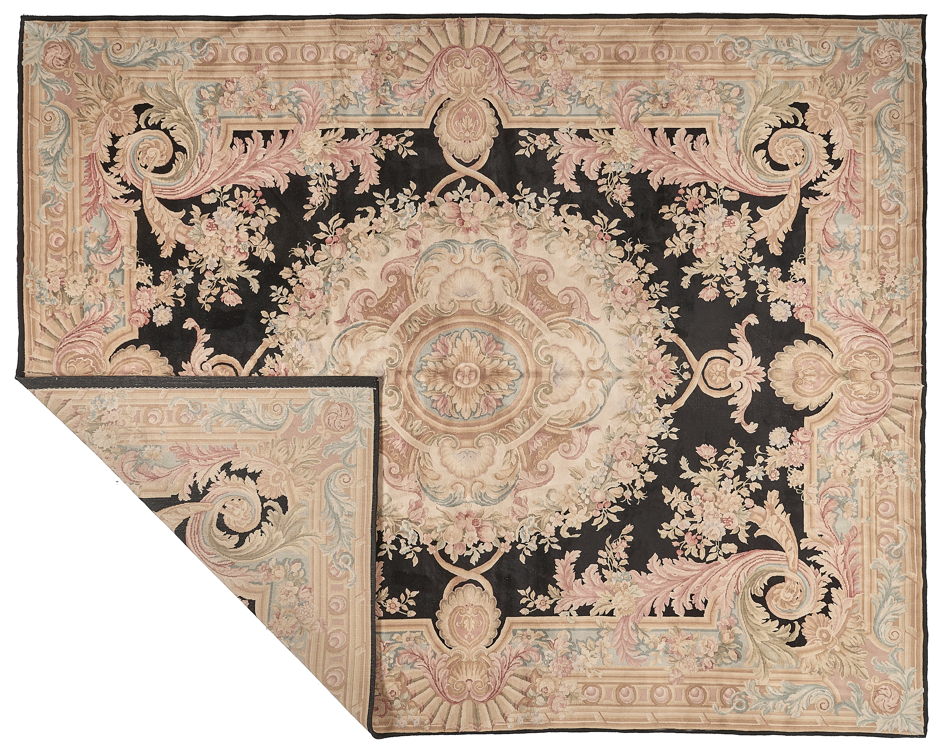 8078 Hand Knotted Savonnerie Carpet