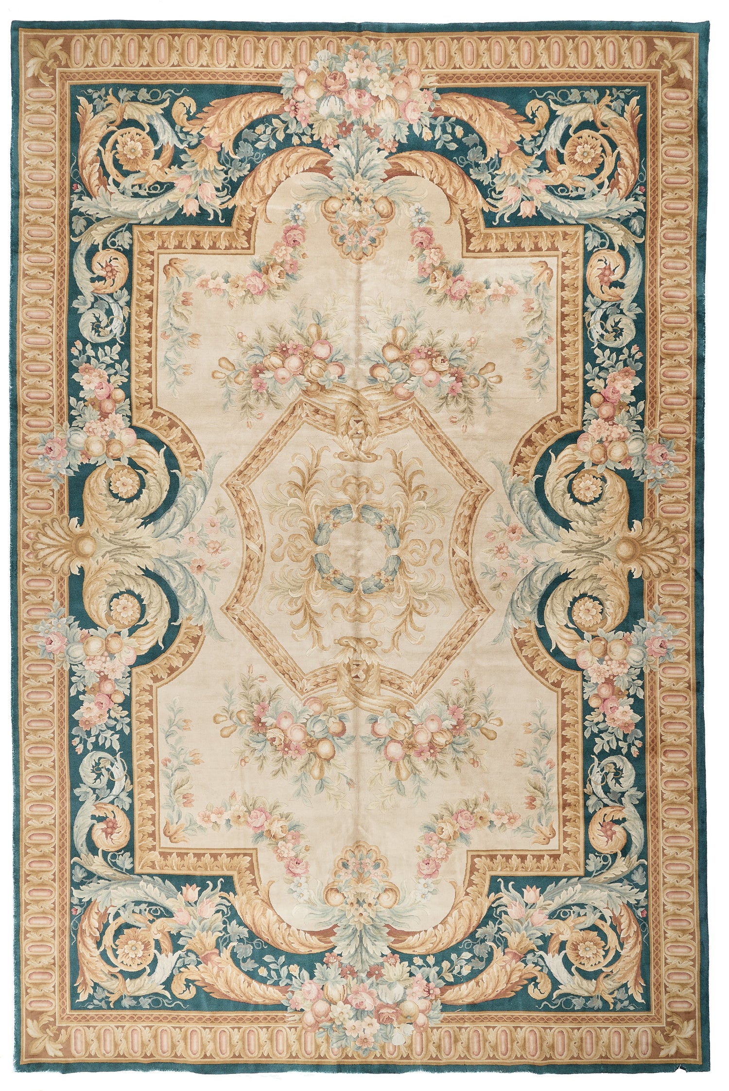 8079 Hand Knotted Savonnerie Carpet
